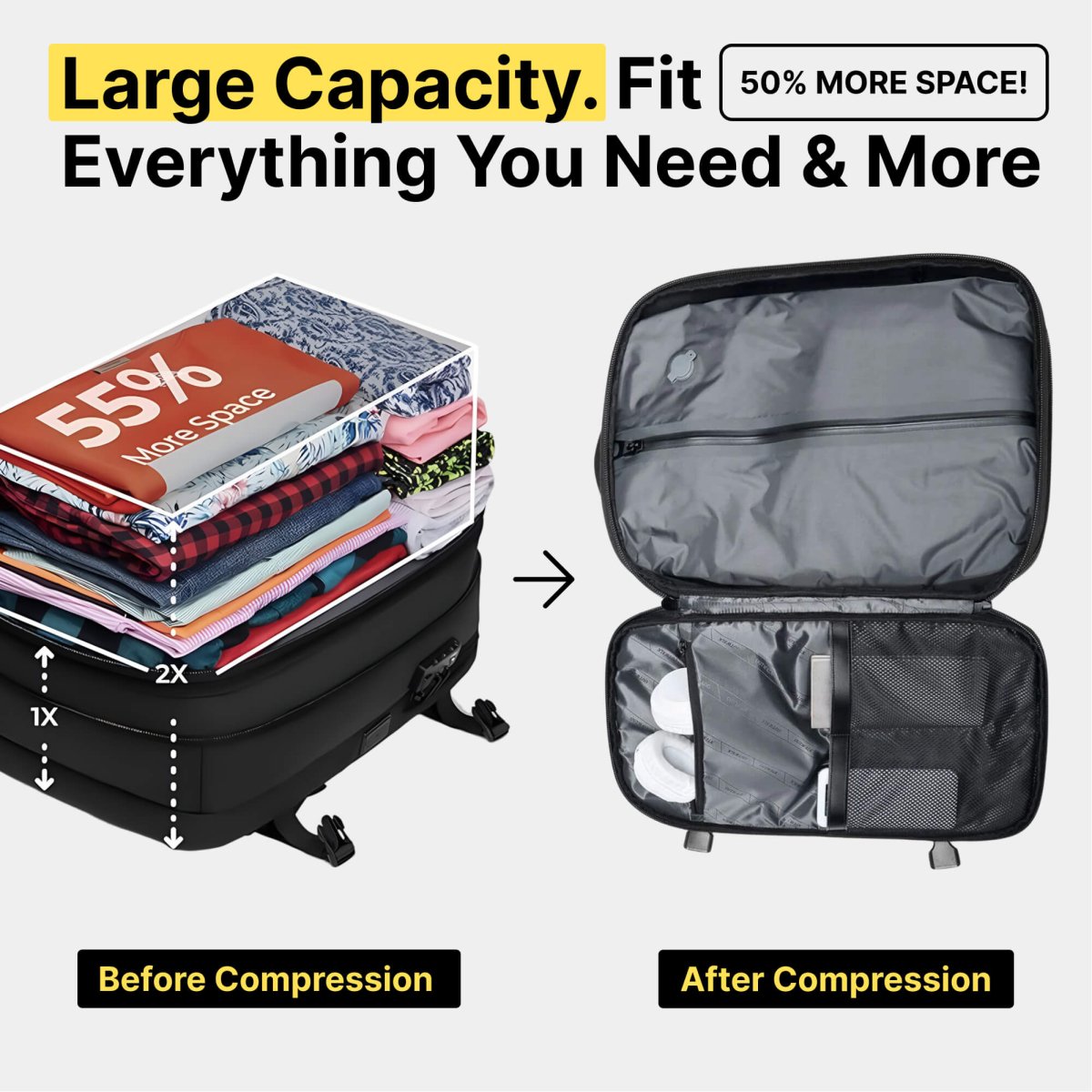 Check the seal after compression