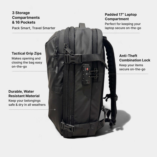 VAULTBAG® Matte Travel Backpack 60L